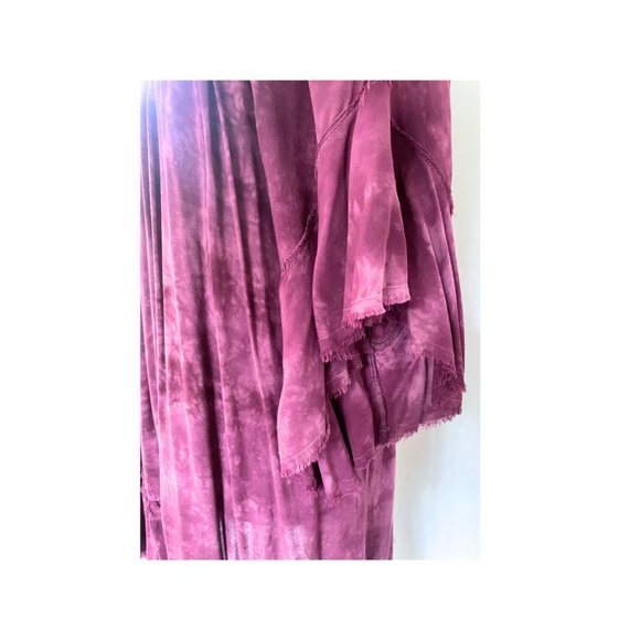 Blue Life Flowy Tie-dye  Beach Dress - Picture 2 of 4